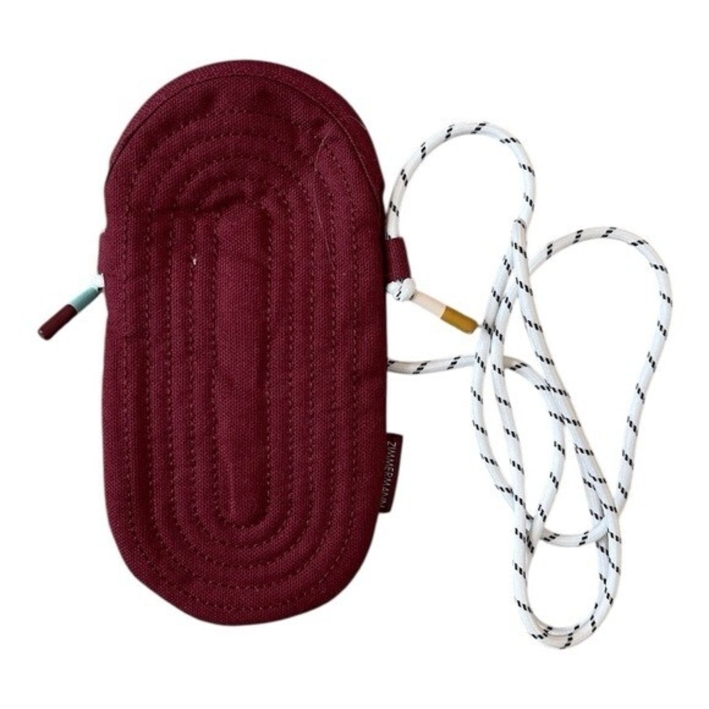 Zimmerman Small Crossbody Bag Phone Sunglasses Case Sling Fabric Pouch Clutch